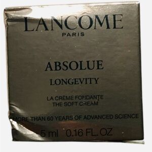 Lancome Absolue Longevity The Soft Cream La Creme Fondante 5ml 0.16oz NEW Sample